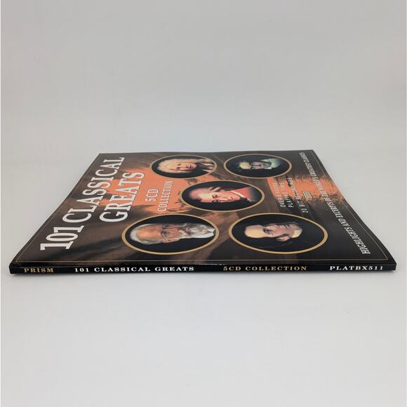 101 Classical Greats CD Collection 5 Disc Symphony Composer Orchestral Sampling - Picture 3 of 11